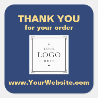 Calcomanía de logotipo personalizado gracias por s