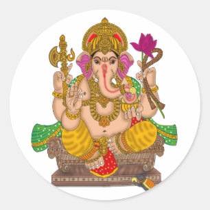 Calcomanía de Lord Ganesha