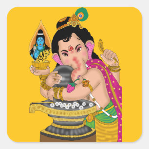 Calcomanía de Lord Ganesha