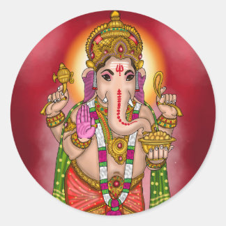 Calcomanía de Lord Ganesha