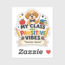 Calcomanía de maestro de perros personalizado | Mi