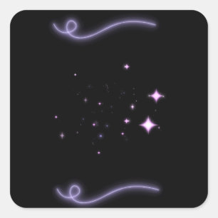 Calcomanía de Magia Soñadora Estrellas Negras Mo