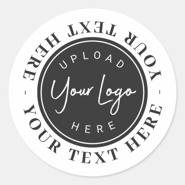 Calcomanía de marketing personalizada con logotipo (Anverso)