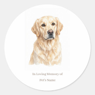 Calcomanía de memorial de perro personalizada con 