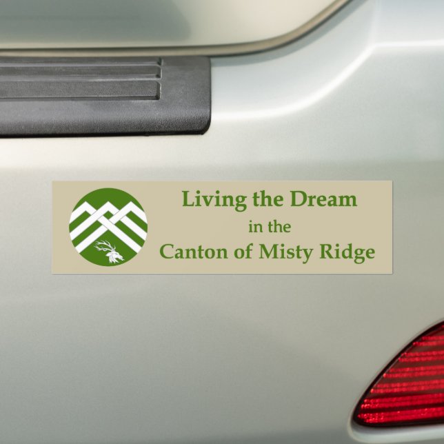Calcomanía de Misty Ridge de la SCA (en coche)