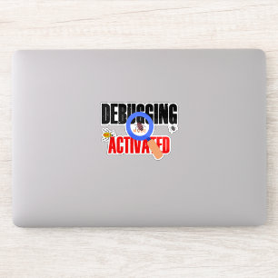 Calcomanía de modo de depuración de programación d