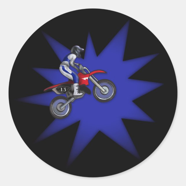 Calcomanía de Moto de Tierra Pintada (Anverso)