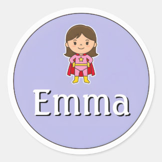 Calcomanía de nombre de niños personalizable – Sup