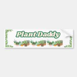 Calcomanía de Papá de las Plantas