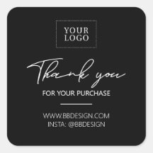 Calcomanía de paquete de agradecimiento para peque