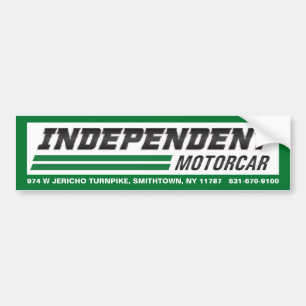 Calcomanía de parachoques de Independent Motorcar