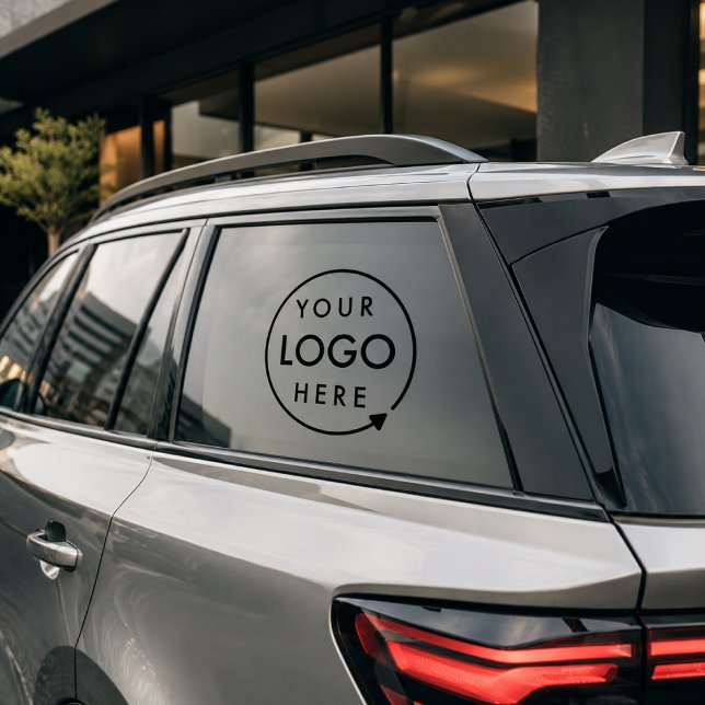 Calcomanía de parachoques de ventana de coche | Lo (Business logo vehicle decals for car windows, mobile services, contractors, and local brands.)