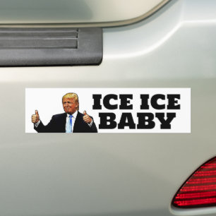 CALCOMANÍA DE PEGATINA TRUMP HIELO HIELO BEBÉ