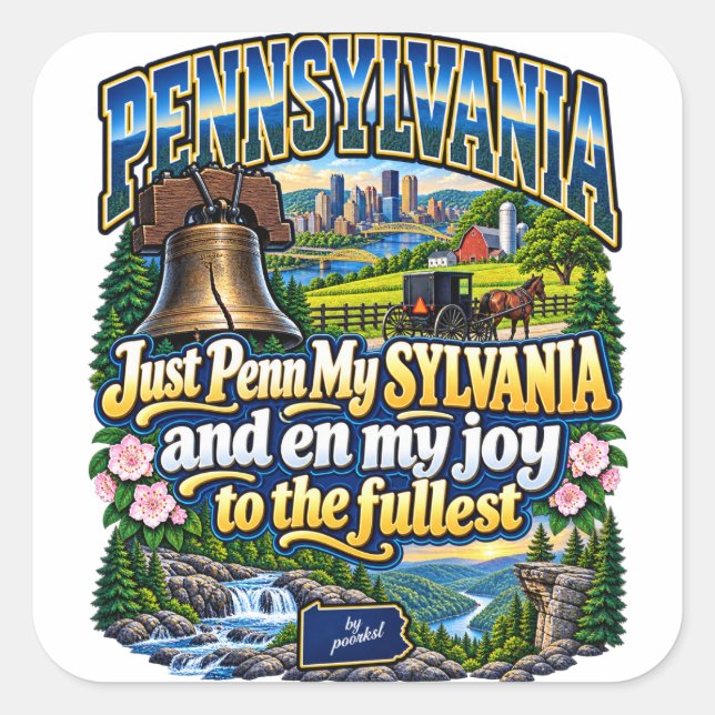 calcomanía de Pensilvania (Anverso)