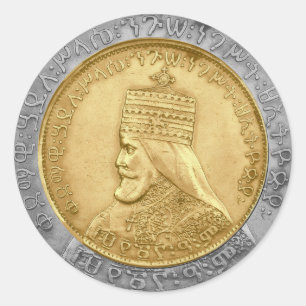 Calcomanía de raíces reales Haile Selassie Jah Ras