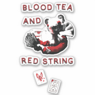Calcomanía de Ratón de Blood Tea and Red String