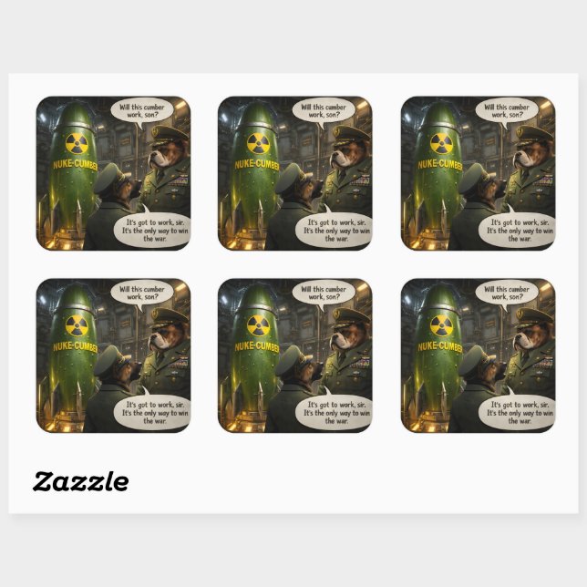 Calcomanía de sala de guerra (Hoja)