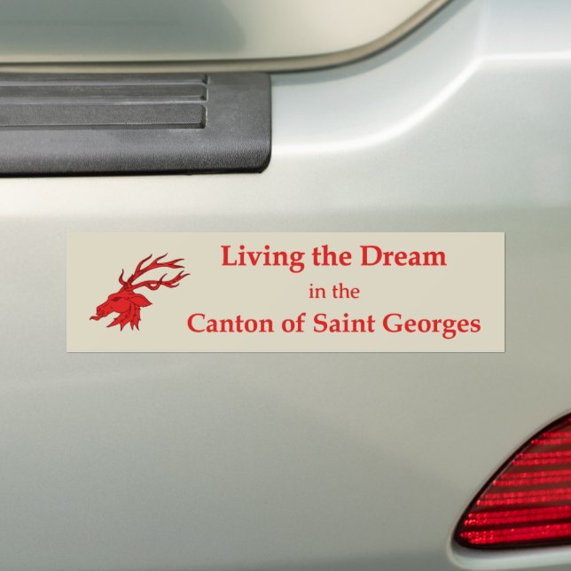Calcomanía de SCA Saint Georges (en coche)