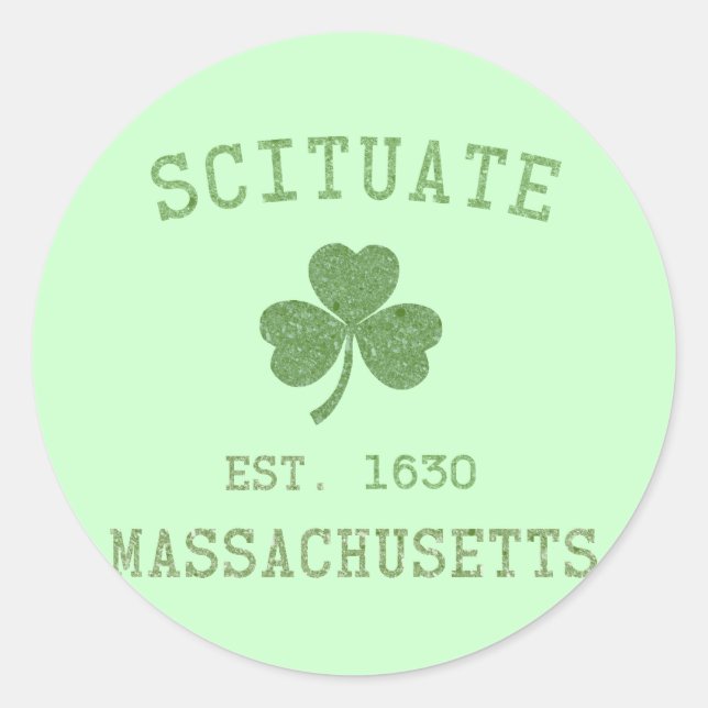 Calcomanía de Scituate MA (Anverso)