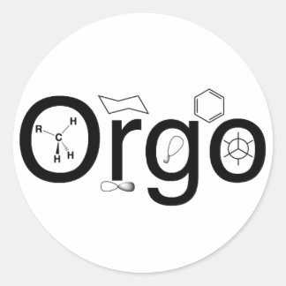 Calcomanía de silla de orgo