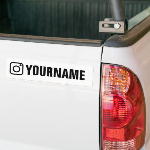 Calcomanía de símbolo de instagram personalizado c