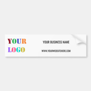 Calcomanía de sitio web de nombre de su logotipo p