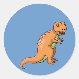 Calcomanía de T-Rex Dinosaurio Lindo