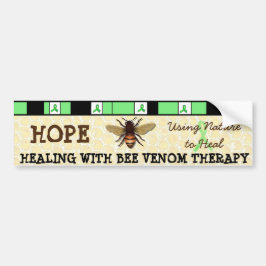 Calcomanía de terapia de veneno de abeja para sana