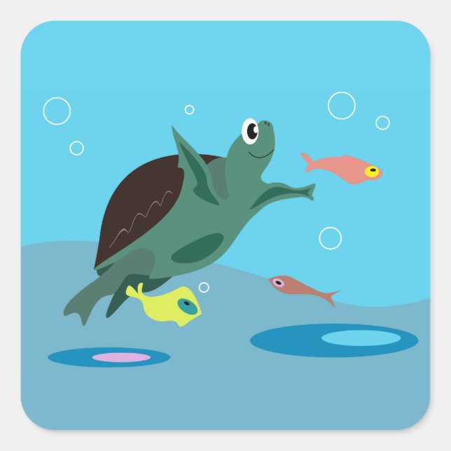 Calcomanía de Tortuga (Anverso)