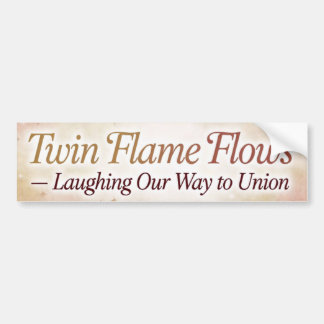 Calcomanía de Twin Flame Flows Riéndose