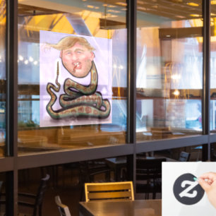Calcomanía de ventana Año de la Serpiente Trump 20