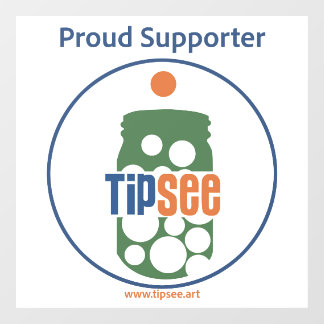 Calcomanía de ventana de partidario de TipSee