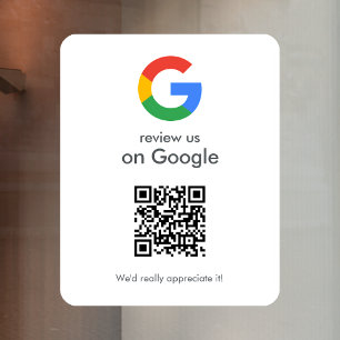 Calcomanía de Ventana de Reseñas de Google Calco