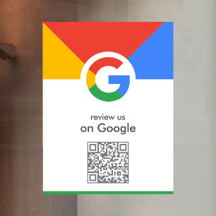 Calcomanía de Ventana de Reseñas de Google Calco