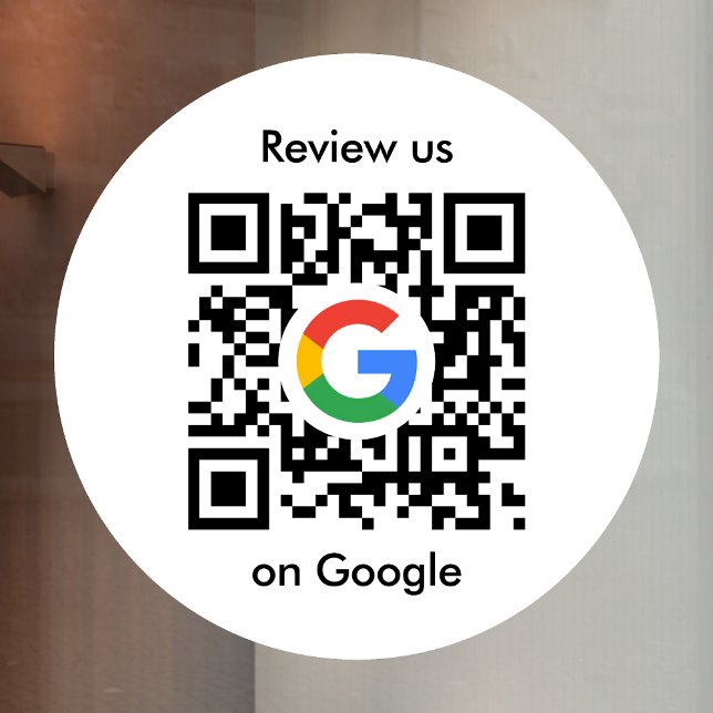 Calcomanía de ventana de reseñas de Google | Calco (Gain Google reviews & grow your business with this editable  rating request window cling decal sign.)