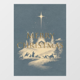 Calcomanía de ventana Navidad