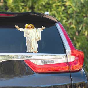 Calcomanía de vinilo cortada a medida JESÚS Religi