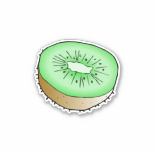 Calcomanía de vinilo cortada a medida Kiwi