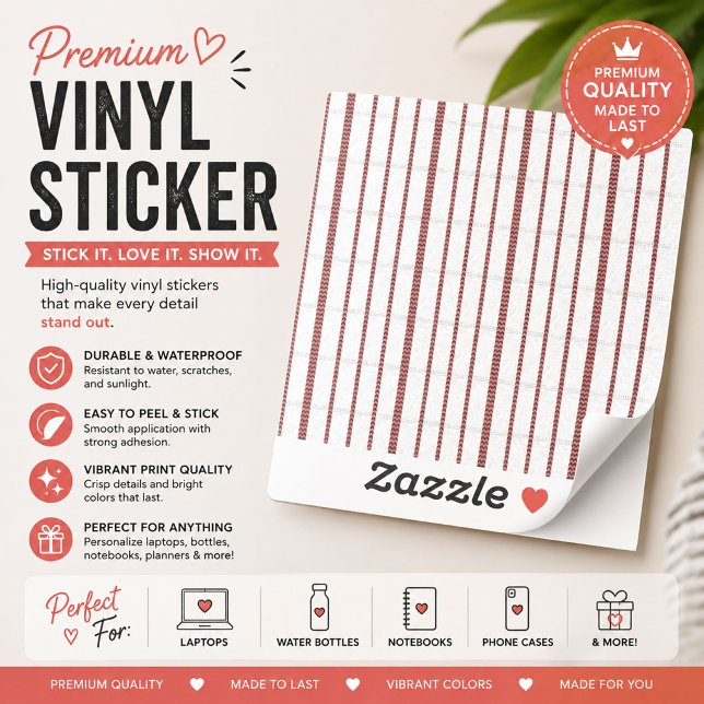 Calcomanía de vinilo cortada personalizada (Subido por el creador)