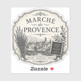 calcomanía de vinilo de marché de provence