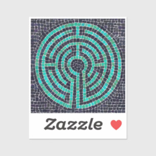 Calcomanía de vinilo LABYRINTO III 2x2