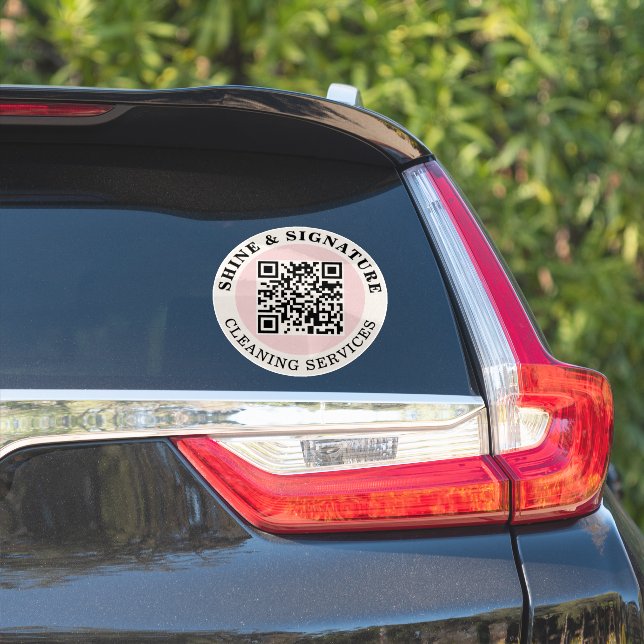 Calcomanía de vinilo para automóvil de servicio de (Lado del coche)