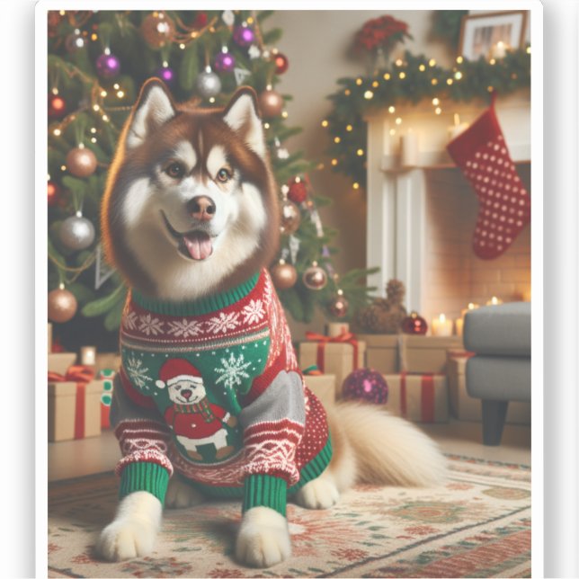 Calcomanía de vinilo personalizada con foto (Anverso)