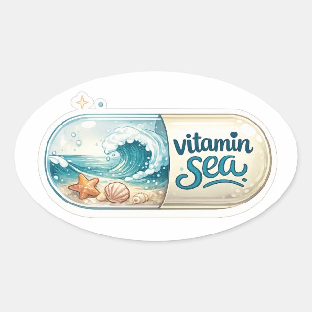 Calcomanía de Vitamin Sea (Anverso)