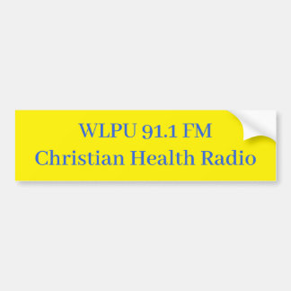 Calcomanía de WLPU 91.1 FM