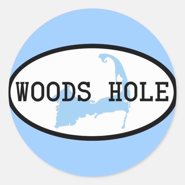 Calcomanía de Woods Hole (Anverso)
