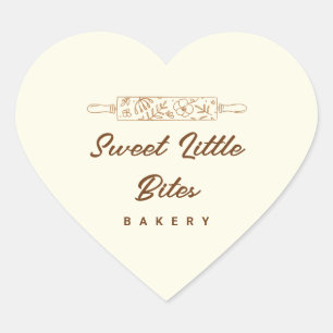 Calcomanía del logotipo de la panadería Sweet Litt