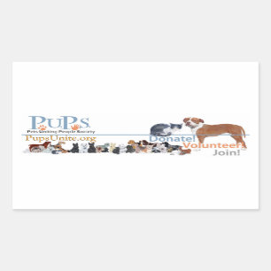 Calcomanía del logotipo de PUPs