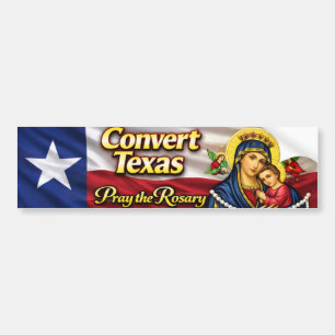 Calcomanía del Rosario de Texas