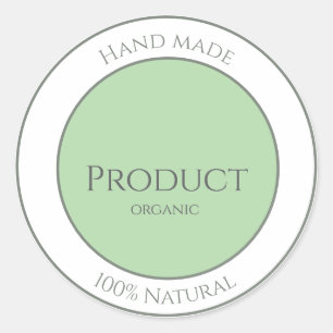 calcomanía editable 100% natural orgánica hecha a